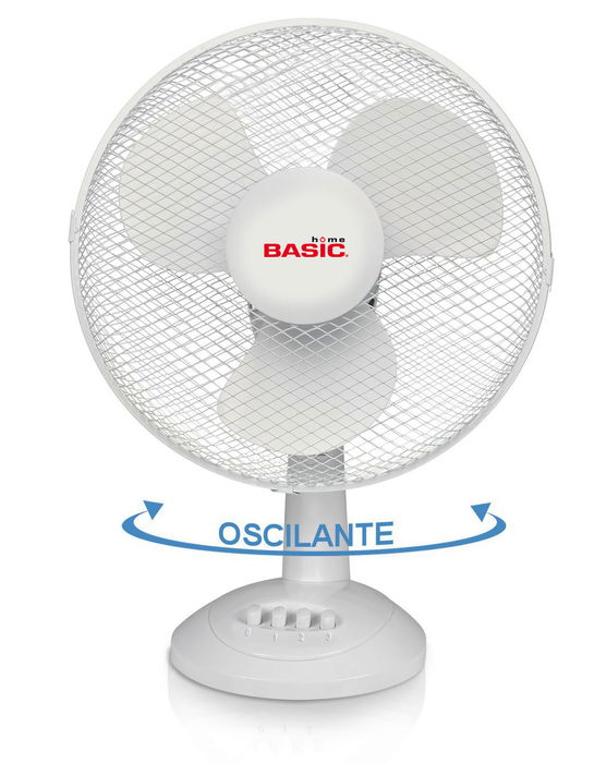 Inde Ventilador de Sobremesa Basic Home, 3 Velocidades, 35W, 30 cm, 220V (3 Unidades) Inde Ventilador de Sobremesa Basic Home, 3 Velocidades, 35W, 30 cm, 220V (3 Unidades)
