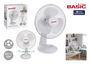 Inde Ventilador de Sobremesa Basic Home, 3 Velocidades, 35W, 30 cm, 220V (3 Unidades)