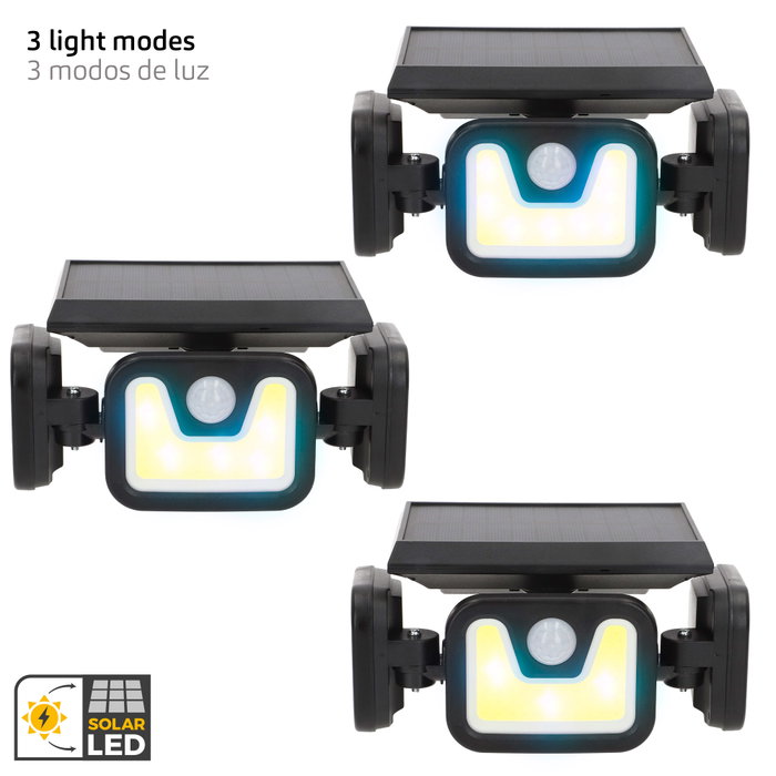 AKTIVE Aplique LED Solar con Sensor