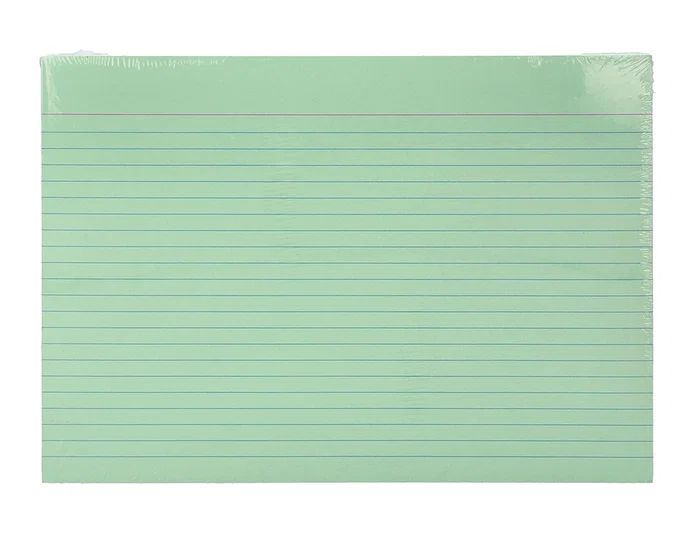 Liderpapel Tarjetas de Estudio Flashcards Rayadas Colores Pastel 170g