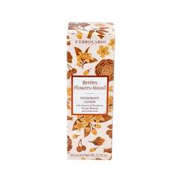 L'ERBOLARIO Bayas Flores Desodorante en Aerosol, Loción Corporal 100 ml con Aroma a Bosque