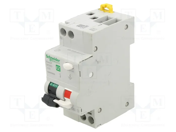 SCHNEIDER ELECTRIC Easy9 EZ RCBO 25A 30mA 1+N SCHNEIDER ELECTRIC Easy9 EZ RCBO 25A 30mA 1+N