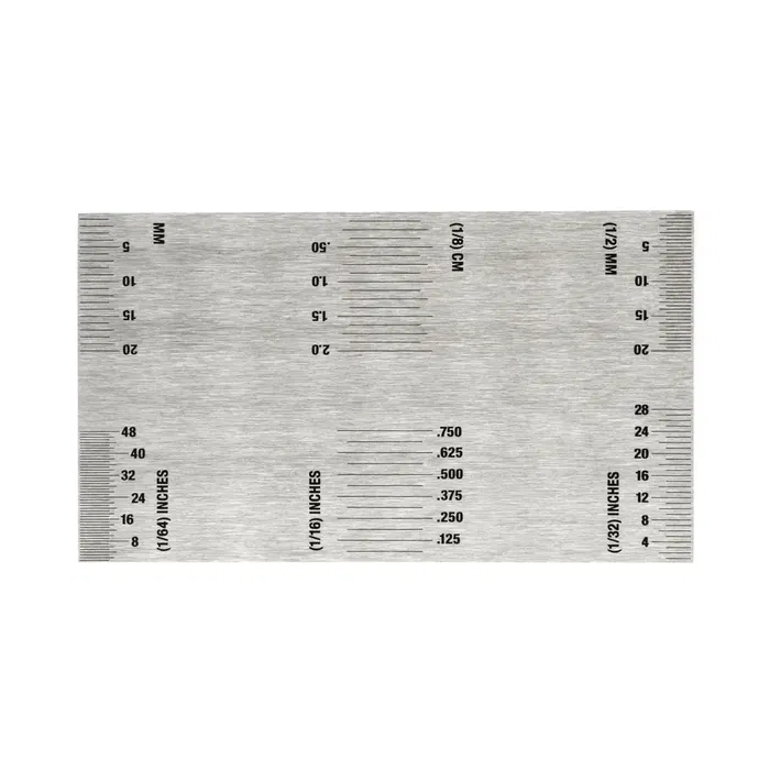 Dunlop Regla De Medicón / Pulgadas & Mm Para Ajuste De Instrumentos Musicales Dunlop Regla De Medicón / Pulgadas & Mm Para Ajuste De Instrumentos Musicales