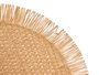 KINVARA Salvamanteles Redondo Flecos Beige y Marrón (Pack de 24) Manera de Surtir 2 Colores