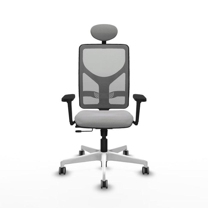 PIQUERAS Y CRESPO Silla de oficina Motilla Gris con mecanismo Sincro/Traslack