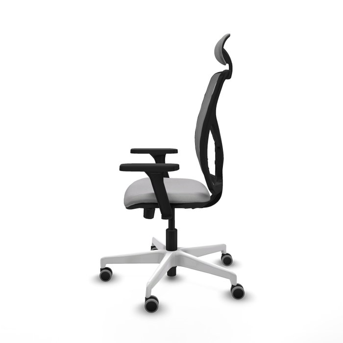PIQUERAS Y CRESPO Silla de oficina Motilla Gris con mecanismo Sincro/Traslack