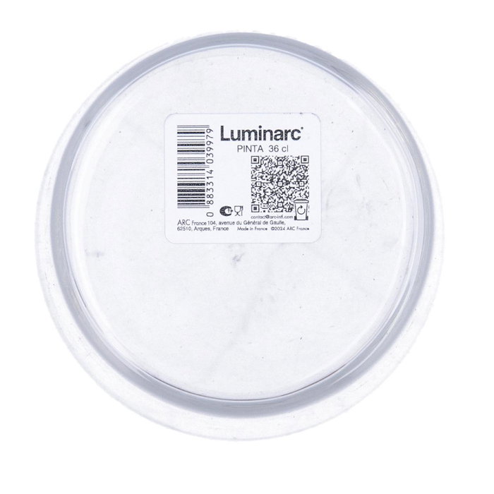 Luminarc Vaso Alto de Vidrio 36 CL