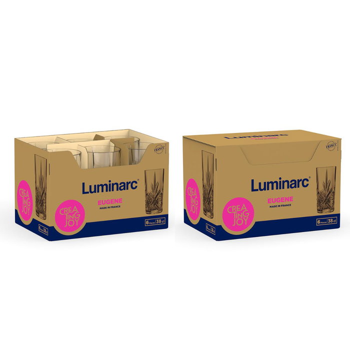 Luminarc Vaso Alto de Vidrio 36 CL