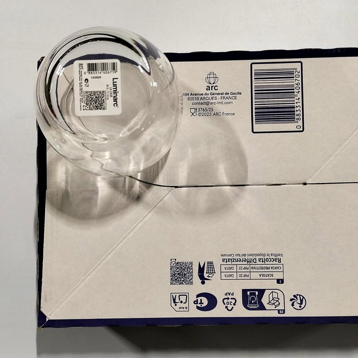 Luminarc Vaso Alto de Vidrio 36 CL