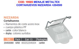 METALTEX Cortahuevos Nizzarda
