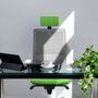 PIQUERAS Y CRESPO Silla de oficina Horna con mecanismo Sincro, Gris y Negro
