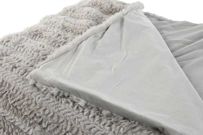 DKD Home Decor Rabit fur april 24 b Manta Urban Gris Claro 240 x 1 x 220 cm DKD Home Decor Rabit fur april 24 b Manta Urban Gris Claro 240 x 1 x 220 cm