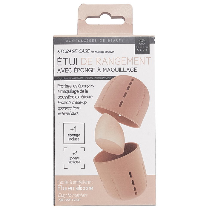 Cosmetic Club Esponja de Maquillaje con Estuche Protector