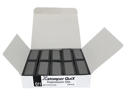 X'stamper Almohadilla para Sello Quix Q-11 Consumible Máquina Sellos 10x60x20 mm X'stamper Almohadilla para Sello Quix Q-11 Consumible Máquina Sellos 10x60x20 mm