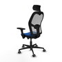 PIQUERAS Y CRESPO Silla de oficina Jorquera Sincro/Traslack Azul y Gris
