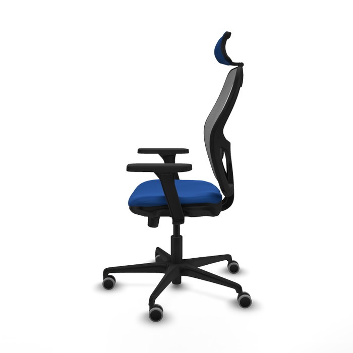 PIQUERAS Y CRESPO Silla de oficina Jorquera Sincro/Traslack Azul y Gris