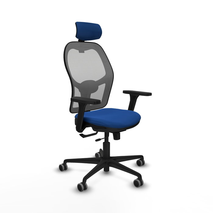 PIQUERAS Y CRESPO Silla de oficina Jorquera Azul y Gris PIQUERAS Y CRESPO Silla de oficina Jorquera Azul y Gris