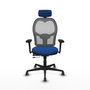 PIQUERAS Y CRESPO Silla de oficina Jorquera Sincro/Traslack Azul y Gris