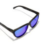 Northweek Gafas de Sol REGULAR MATTE BLACK - Unisex, Rectangular, Polarizadas, Nylon Negro, Cristal Azul