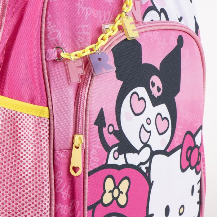 Cerdá Mochila Escolar Hello Kitty 42 cm Adaptable a Trolley
