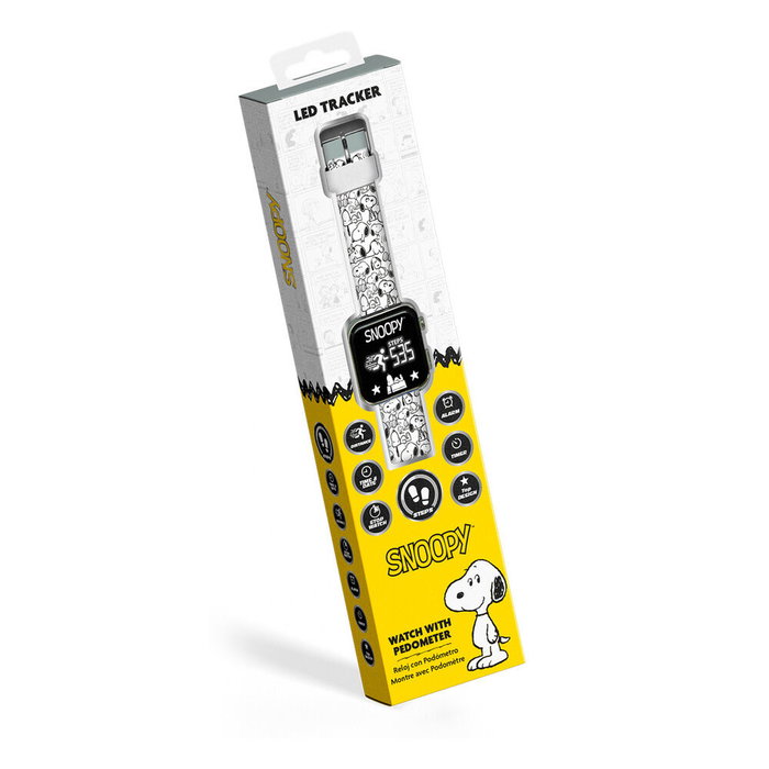 KIDS LICENSING Reloj LED multifunción Snoopy Peanuts KIDS LICENSING Reloj LED multifunción Snoopy Peanuts