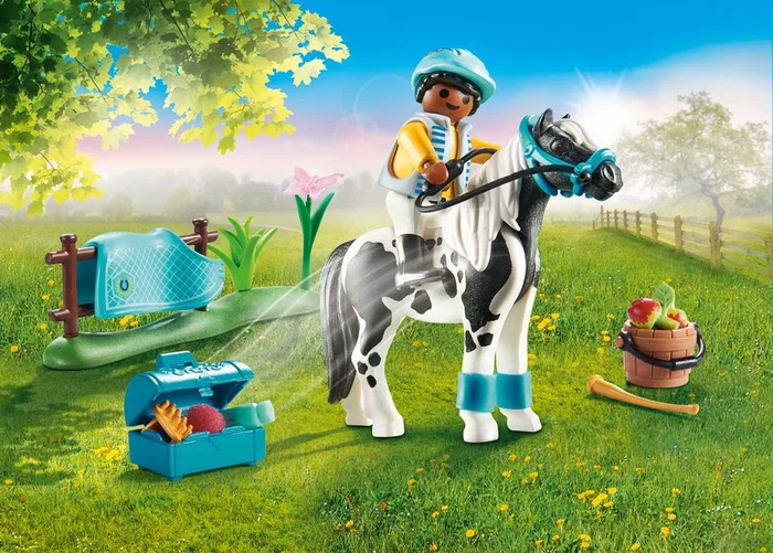 Playmobil 70515 Set de Figuritas Country Collectible con Pony Lewitzer, Juguete para Niños a partir de 4 años, Multicolor, Plástico, 358 Piezas