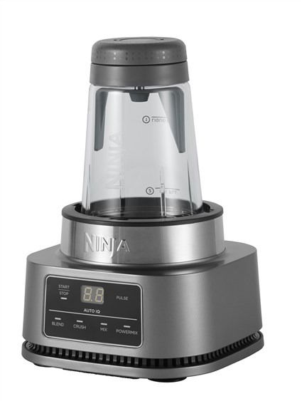 Ninja CB100EU Batidora de Vaso 2 en 1 Power Nutri 1100W con Smart Torque y Recipientes de 700ml y 400ml