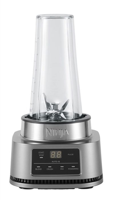Ninja CB100EU Batidora de Vaso 2 en 1 Power Nutri 1100W con Smart Torque y Recipientes de 700ml y 400ml