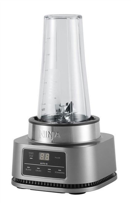 Ninja CB100EU Batidora de Vaso 2 en 1 Power Nutri 1100W con Smart Torque y Recipientes de 700ml y 400ml