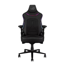 Asus ROG Courser Gaming Chair Negra - Silla Ergonómica con Reposabrazos 4D, Soporte Lumbar y Aura RGB