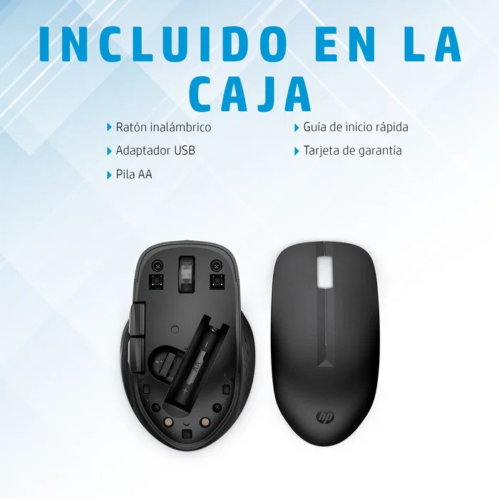 HP 435 Multi-Device Wireless Mouse Negro