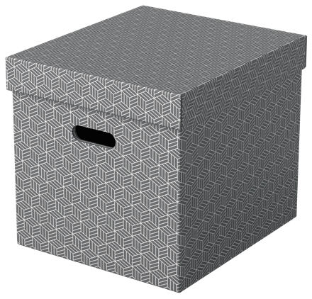 Esselte Pack de 3 Cajas de Almacenamiento de Cartón Gris 365x320x315 mm Esselte Pack de 3 Cajas de Almacenamiento de Cartón Gris 365x320x315 mm