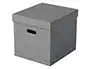 Esselte Caja de almacenamiento 365x320x315 mm pack de 3 unidades carton gris