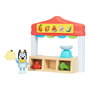 Moose Bluey Set Mercado de Frutas y Verduras 17555, Juguete Educativo con Figura Articulada y Accesorios, Español
