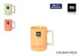Taza de café espresso 90 cc Love & Peace - Medidas 5,5 x 6,9 cm, 130 g (36 Unidades)