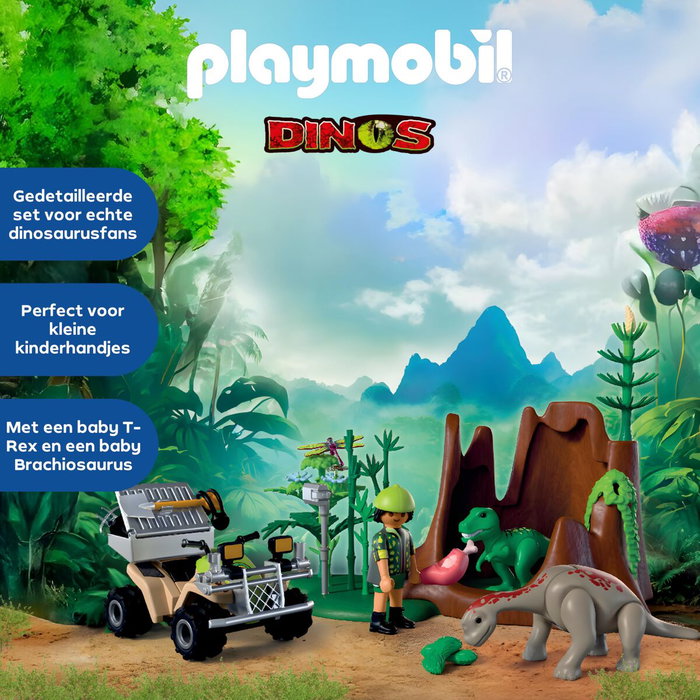Playmobil Escondite De Dinosaurio 72069