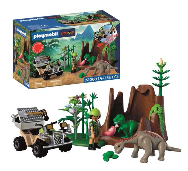 Playmobil Escondite de Dinosaurio