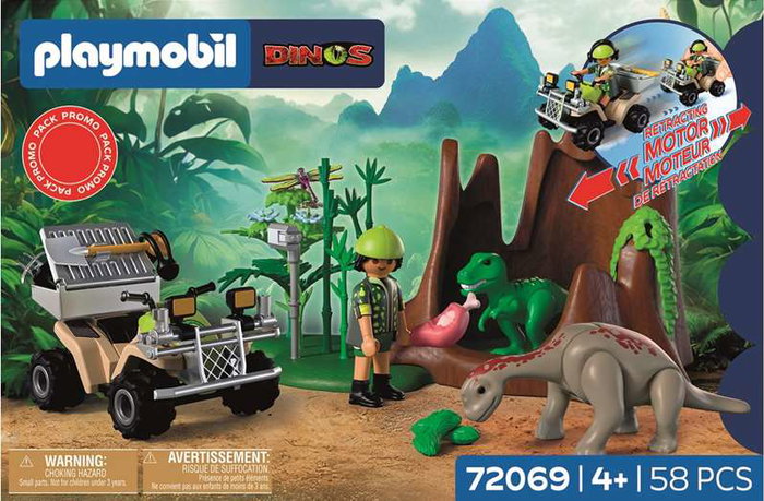 Playmobil Escondite de Dinosaurio