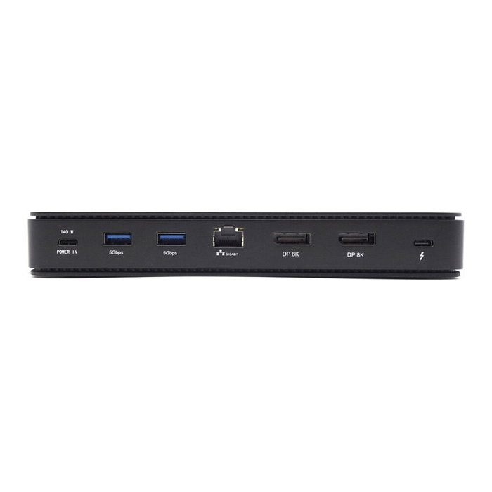 I-tec TB4 GEN 3 DOCK 2X DISPLAY - Base de Acoplamiento Thunderbolt 4 Dual DisplayPort PRO con Power Delivery 92W, 40 Gbit/s, Ethernet 2.5G, Lector de Tarjetas SD/MicroSD, Negro