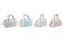DKD Home Decor Bolsa Termica Shabby Casablanca 2022 Blanco Multicolor 11 x 16 x 34 cm