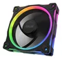 ASUS Prime MR120 Fan ARGB Negro - Ventilador para PC, 120 mm, 1600 RPM, 21 dB, PWM, Control LED RGB, 12V