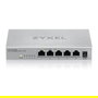 Zyxel XMG-105 Switch 5 Puertos No Administrado 2.5G MultiGig Ethernet 10/2.5G Base-T 25 Gb/s Gris Metálico