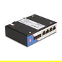DeLOCK Conmutador Gigabit Ethernet Industrial No Administrado, 4 Puertos RJ45 y 2 Puertos SFP, Montaje en Carril DIN, Conmutación 2 Gbit/s, Certificaciones CE/FCC