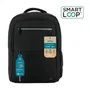 Mobilis 003084 Mochila Informal Urbana 26 Litros para Niños y Niñas, Compartimento Portátil hasta 16", Negro, Espuma y Poliéster Reciclado