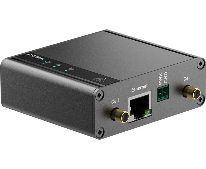 D-Link DWM-311-G Modem Router VPN 5G/LTE Industrial con Carcasa de Acero, 1 Puerto 2.5GbE y PoE+
