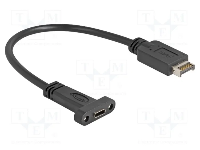 DeLOCK Cable USB Tipo-E Key A a USB Tipo-C 10 Gbps 25 cm DeLOCK Cable USB Tipo-E Key A a USB Tipo-C 10 Gbps 25 cm