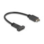 DeLOCK Cable USB Tipo-E Key A a USB Tipo-C 10 Gbps 25 cm