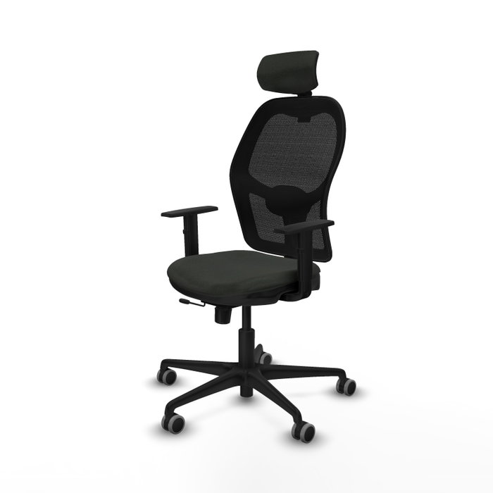 PIQUERAS Y CRESPO Silla de oficina Jorquera con mecanismo Sincro/Traslack en Negro PIQUERAS Y CRESPO Silla de oficina Jorquera con mecanismo Sincro/Traslack en Negro