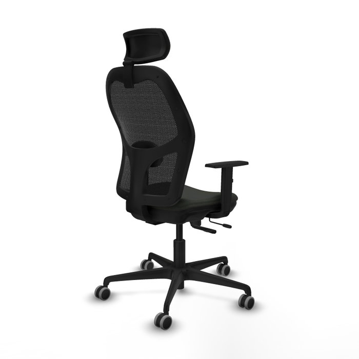 PIQUERAS Y CRESPO Silla de oficina Jorquera con mecanismo Sincro/Traslack en Negro PIQUERAS Y CRESPO Silla de oficina Jorquera con mecanismo Sincro/Traslack en Negro