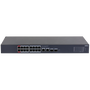 Dahua CS4220-16GT-240 Switch PoE 16 Puertos Gigabit 2 Puertos Uplink RJ45 2 SFP 240W Gestionable Cloud L2
